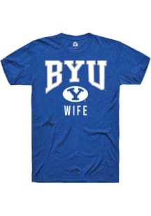 Rally BYU Cougars Blue Wife Short Sleeve T Shirt