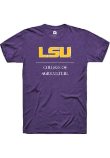 Rally LSU Tigers Purple College of Agriculture Short Sleeve T Shirt