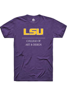 Rally LSU Tigers Purple College of Art &amp; Design Short Sleeve T Shirt