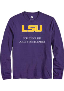 Rally LSU Tigers Purple College of the Coast &amp; Environment Long Sleeve T Shirt