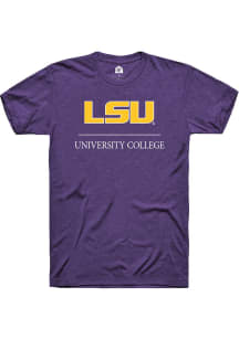 Rally LSU Tigers Purple University College Short Sleeve T Shirt