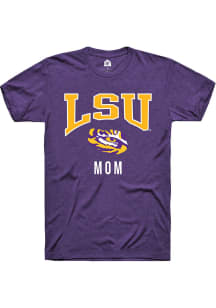 Rally LSU Tigers Purple Mom Short Sleeve T Shirt
