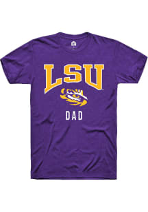 Rally LSU Tigers Purple Dad Short Sleeve T Shirt