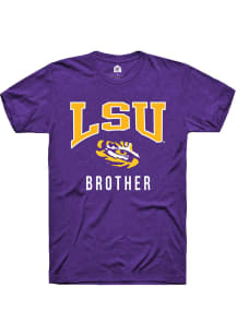 Rally LSU Tigers Purple Brother Short Sleeve T Shirt