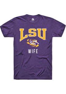 Rally LSU Tigers Purple Wife Short Sleeve T Shirt