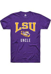 Rally LSU Tigers Purple Uncle Short Sleeve T Shirt