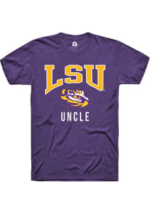 Rally LSU Tigers Purple Uncle Short Sleeve T Shirt