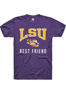 Rally LSU Tigers Purple Best Friend Short Sleeve T Shirt