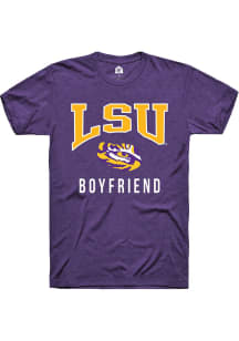 Rally LSU Tigers Purple Boyfriend Short Sleeve T Shirt