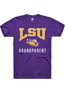 Rally LSU Tigers Purple Grandparent Short Sleeve T Shirt