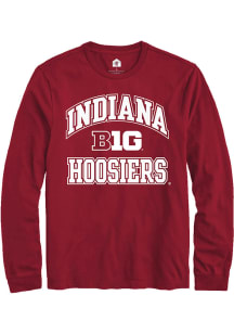 Mens Indiana Hoosiers Red Rally No 1 Tee