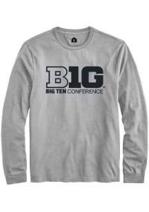 Mens Big Ten Grey Rally Conference Tee