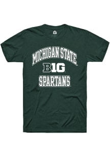 Rally Michigan State Spartans Green No 1 Short Sleeve T Shirt