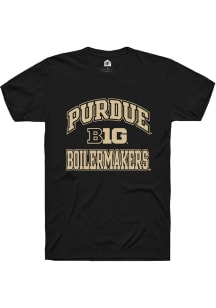 Purdue Boilermakers Black Rally No 1 Short Sleeve T Shirt
