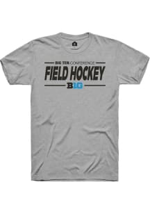 Big Ten Grey Rally Field Hockey Short Sleeve T Shirt