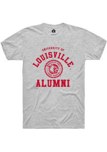 Rally Louisville Cardinals White Alumni Arch Short Sleeve T Shirt