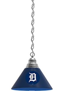 Detroit Tigers Single Silver Billiard Lamp