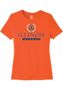 Illinois Fighting Illini Orange Summit Sportswear Alumni Short Sleeve T-Shirt
