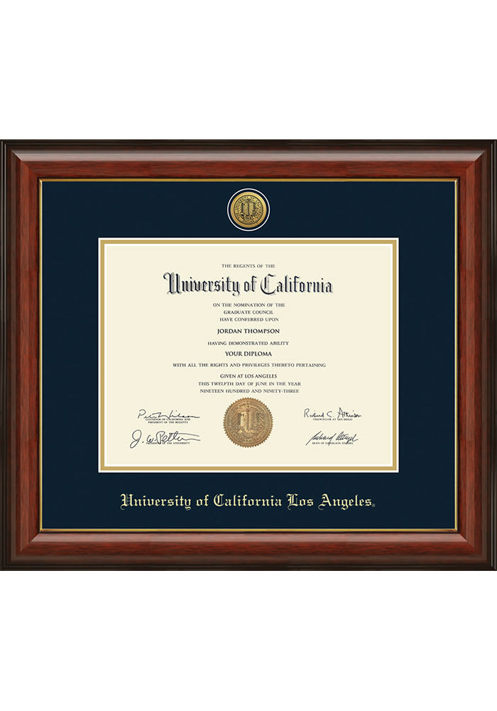 UCLA Bruins Lancaster Diploma Picture Frame Brown