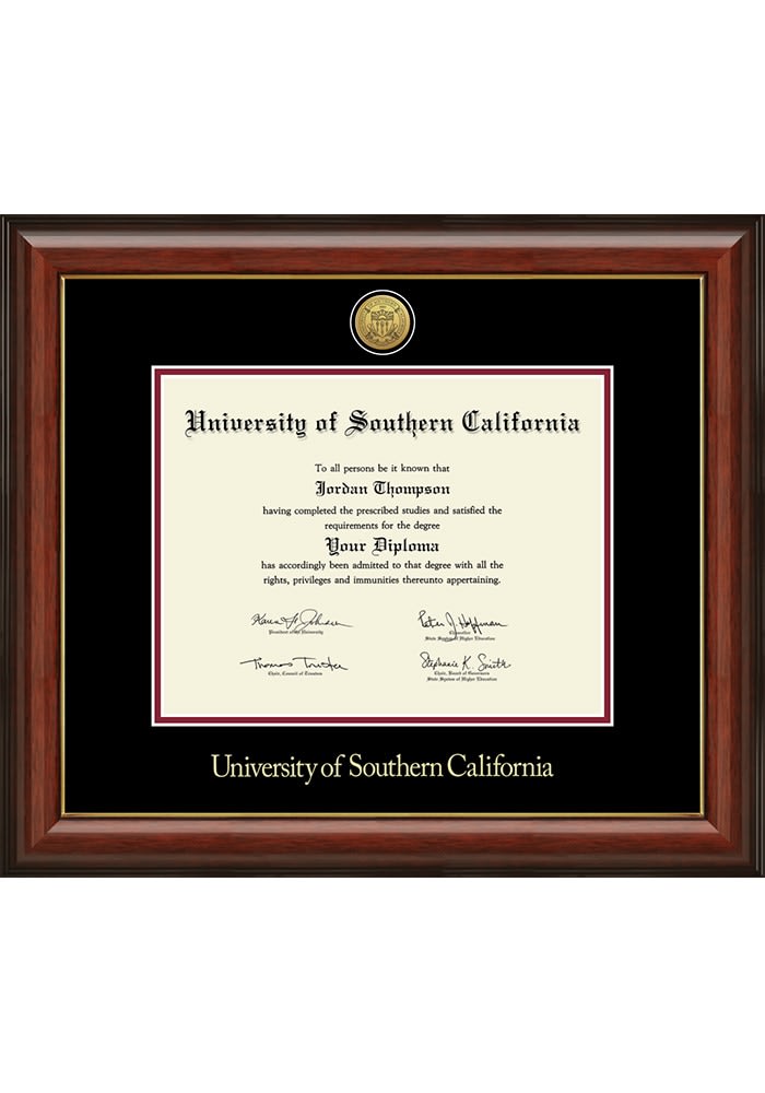 USC Trojans Lancaster Diploma Picture Frame