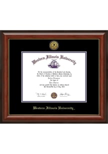 Western Illinois Leathernecks Lancaster Diploma Picture Frame