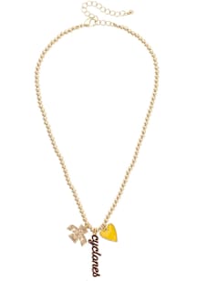Iowa State Cyclones Ball Charm Necklace