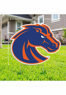 Boise State Broncos Mascot Yard Sign - Blue