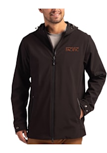 Cutter and Buck Pacific Tigers Mens Black Camano Light Weight Jacket