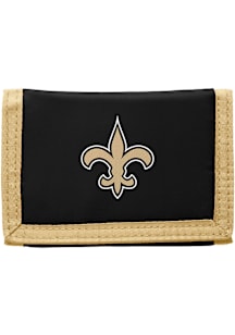 New Orleans Saints Velcro Mens Trifold Wallet