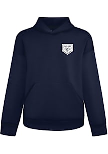 Levelwear San Jose Sharks Mens Navy Blue Luxe Signature Hoodie Paragon Fashion Hood