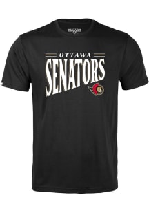 Levelwear Ottawa Senators Youth Black Richmond Jr Tally Short Sleeve T-Shirt