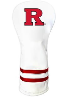 White Rutgers Scarlet Knights Vintage Fairway Golf Headcover