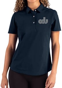Cutter and Buck Old Dominion Monarchs Womens Navy Blue Vault Advantage Short Sleeve Polo Shirt