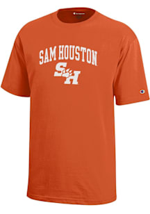 Champion Sam Houston State Bearkats Youth Orange Arch Mascot Short Sleeve T-Shirt