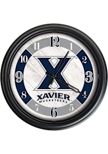 Xavier Musketeers Outdoor LED Wall Clock