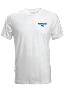 Washington D.C. Womens White Julia Gash Design Short Sleeve T-Shirt