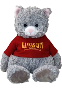 Kansas City Cat 9" Plush - Red