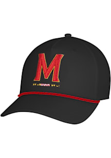 Under Armour Maryland Terrapins Sideline Drive 5 Panel Rope Cap Adjustable Hat - White