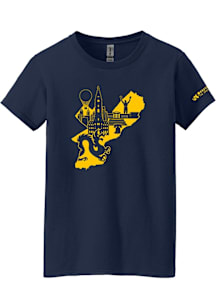Summit Sportswear Drexel Dragons Womens Navy Blue Welcome Week 2018 Short Sleeve T-Shirt