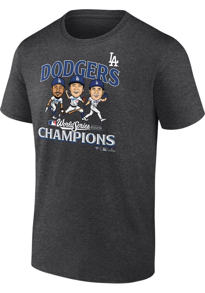 Los Angeles Dodgers CHARCOAL 2025 World Series Champions