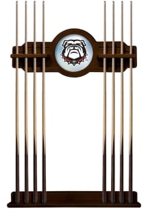Georgia Bulldogs Mascot Solid Wood Cue Rack Pool Cue
