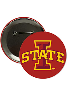Iowa State Cyclones 3" Main Mark Button - Cardinal