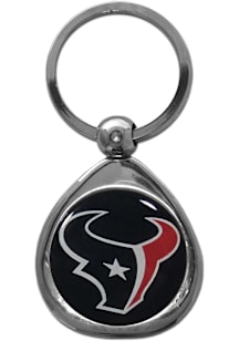 Houston Texans Chrome Keychain - Silver