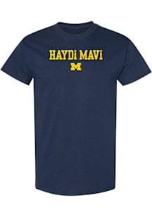 Michigan Wolverines Navy Blue Turkish Go Blue Short Sleeve T Shirt