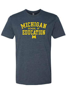 Michigan Wolverines Navy Blue Marsal Family School of Education Short Sleeve T Shirt
