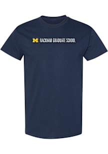 Michigan Wolverines Navy Blue Rackham School of Graduate Studies Short Sleeve T Shirt