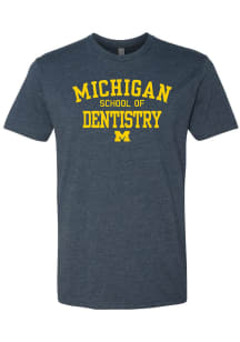 Michigan Wolverines School of Dentistry Short Sleeve T Shirt - Navy Blue