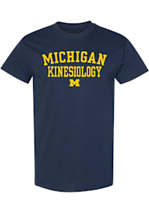 Michigan Wolverines Navy Blue School of Kinesiology Short Sleeve T Shirt