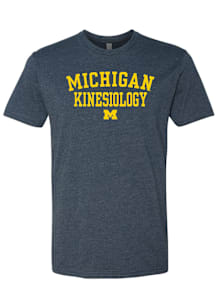 Michigan Wolverines Navy Blue School of Kinesiology Short Sleeve T Shirt