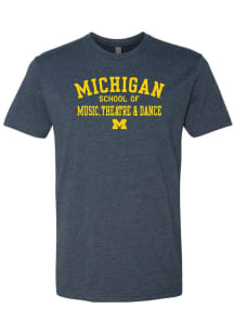 Michigan Wolverines School of Music, Theatre &amp; Dance Short Sleeve T Shirt - Navy Blue